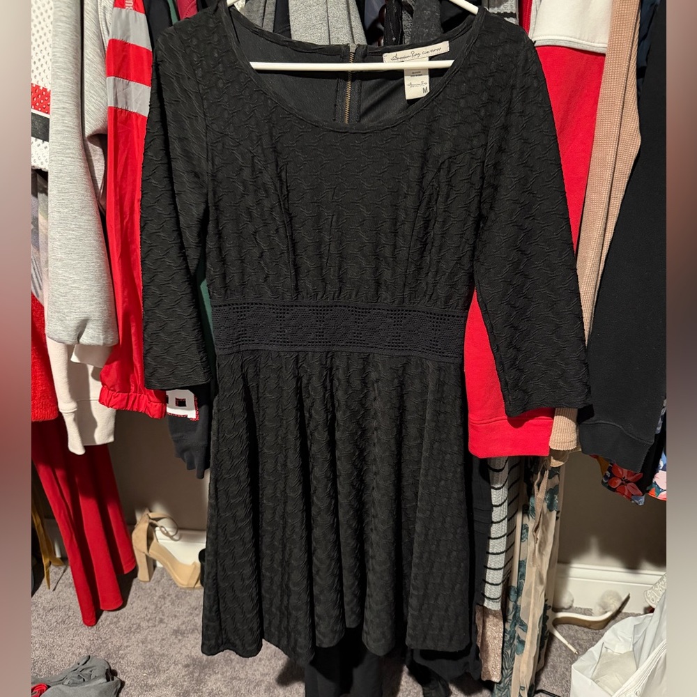 Mossimo Supply Co. Black Long Sleeve Dress